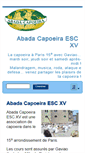 Mobile Screenshot of capoeira.esc15.fr